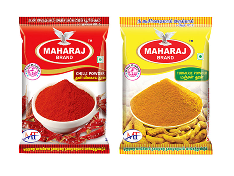 50g Maharaj Chilli Powder & 50g Turmeric Powder